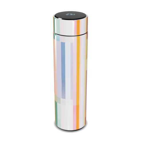 Garrafa Térmica Touch Listrada Colorida