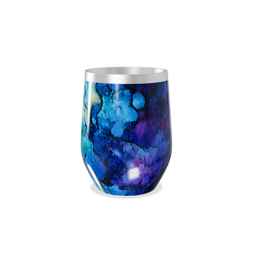 Copo Térmico Slim - Azul Mármore