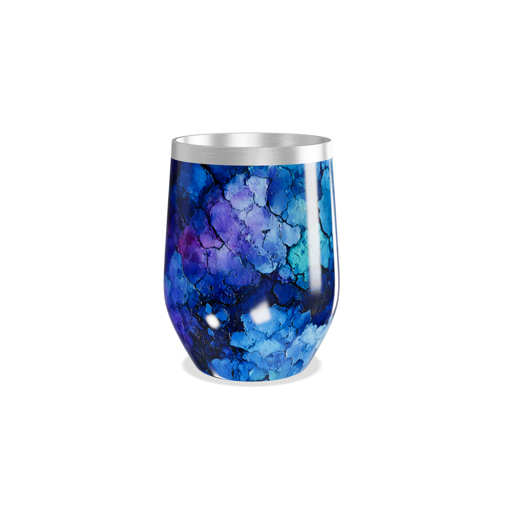 Copo Térmico Slim - Azul Mármore