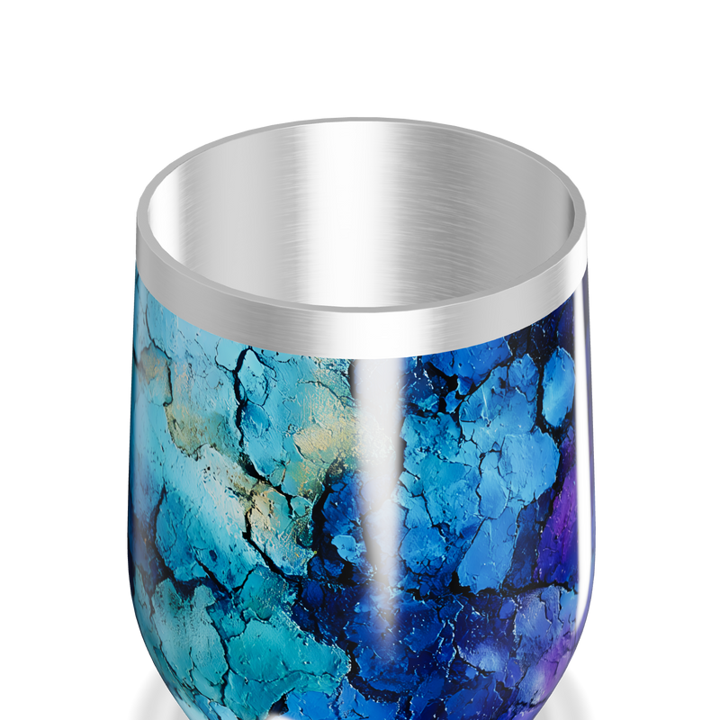 Copo Térmico Slim - Azul Mármore