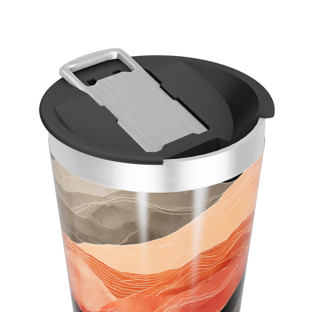 Copo Térmico - Ondas Coloridas