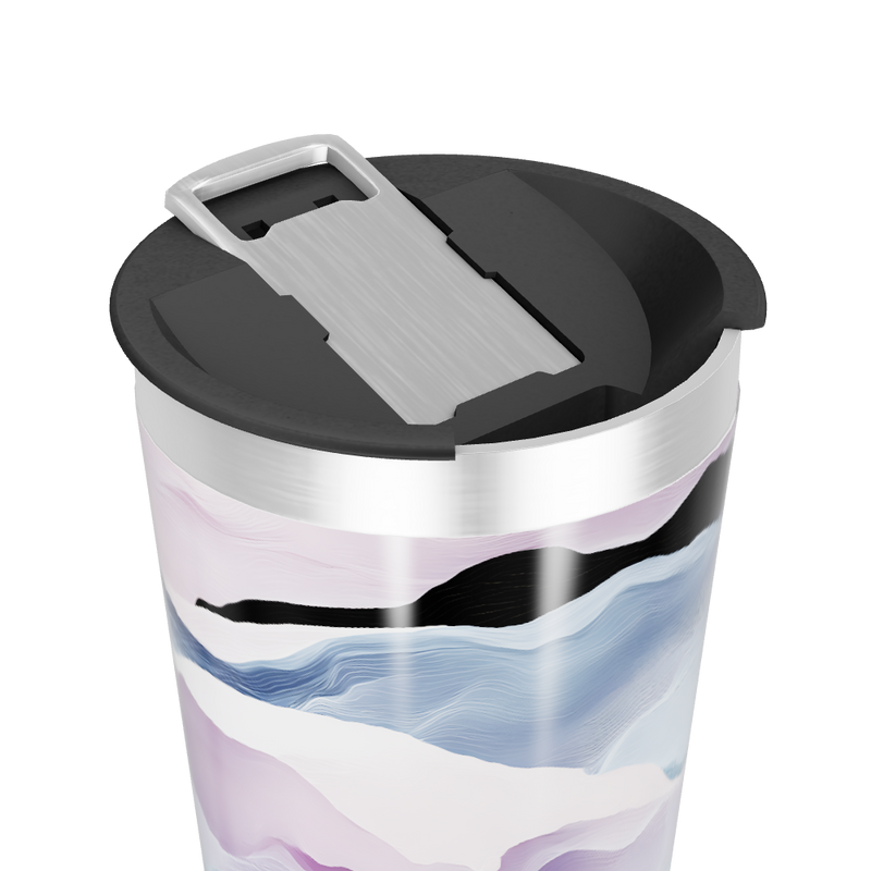 Copo Térmico - Estampa Ondas Coloridas