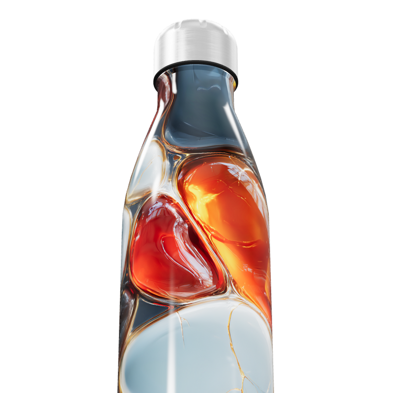 Garrafa Inox - Estampa Colorida Moderna