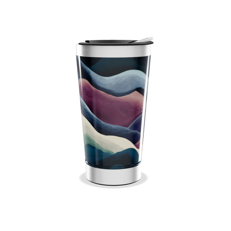 Copo Térmico - Com ondas coloridas