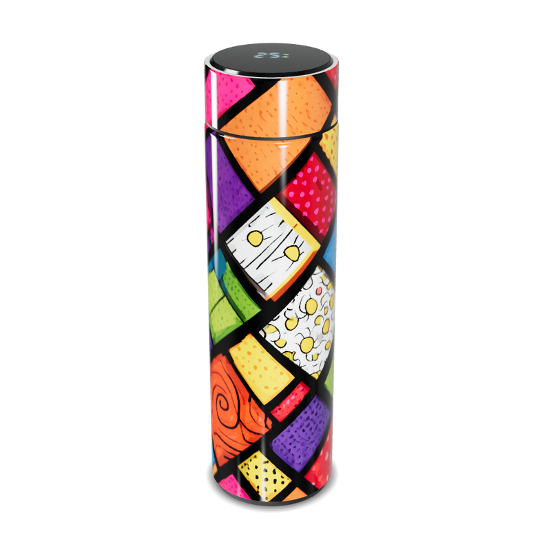 Garrafa Térmica Touch - Colorida Estampada