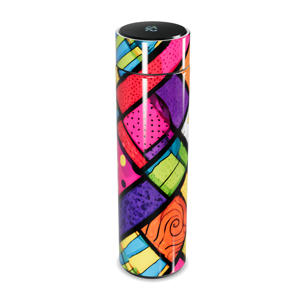 Garrafa Térmica Touch - Colorida Estampada