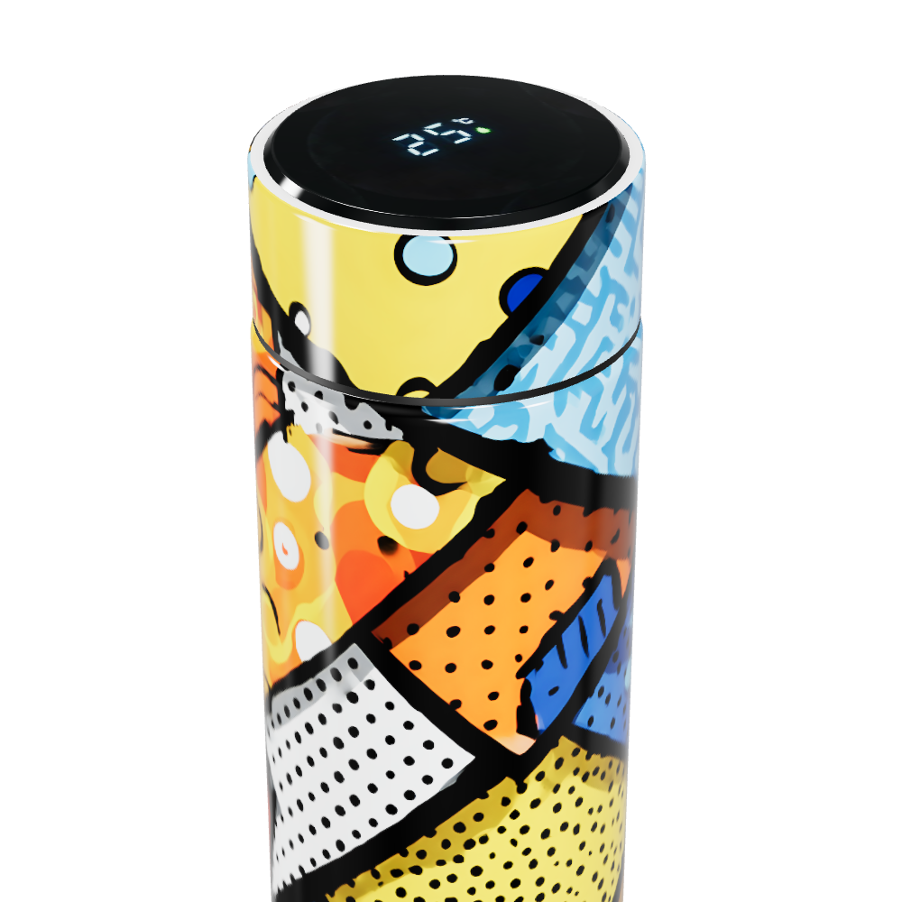 Garrafa Térmica Touch - Estampa Colorida