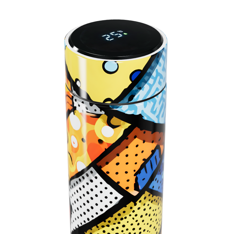 Garrafa Térmica Touch - Estampa Colorida