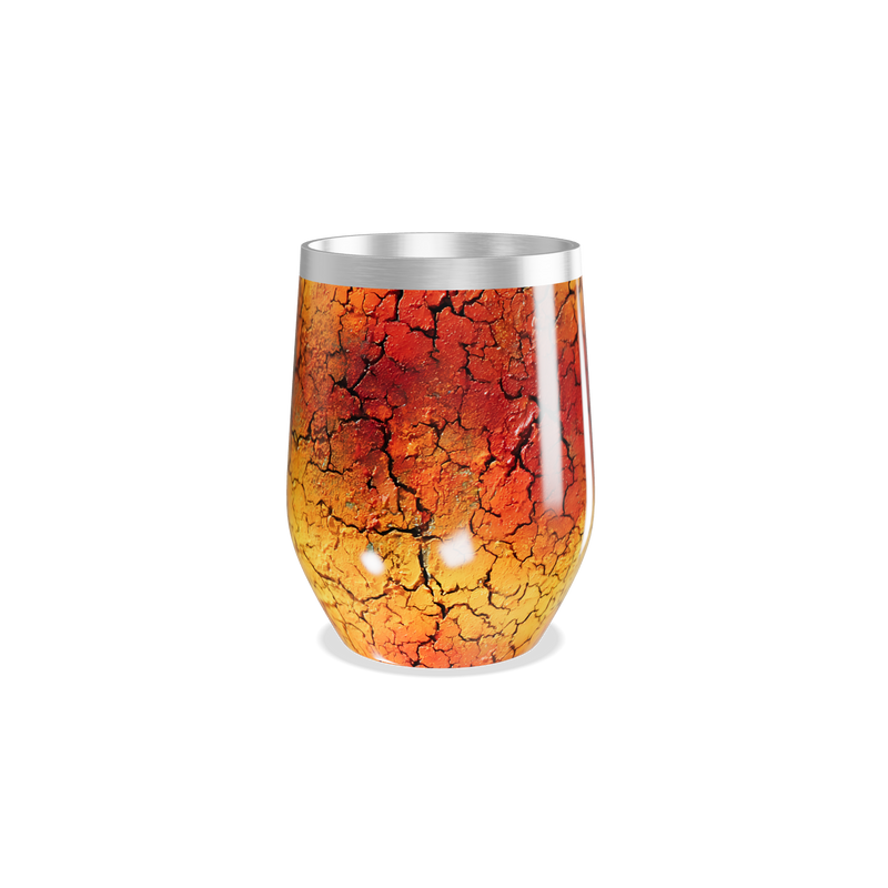 Copo Térmico Slim - Estampa Craquelada Colorida