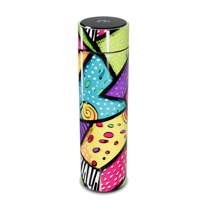 Garrafa Térmica Touch - Estampa Colorida Arte