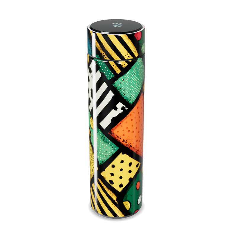 Garrafa Térmica Touch - Colorida com Estampa Artística