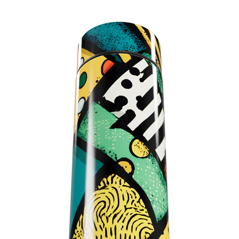 Garrafa Térmica Touch - Colorida com Estampa Artística