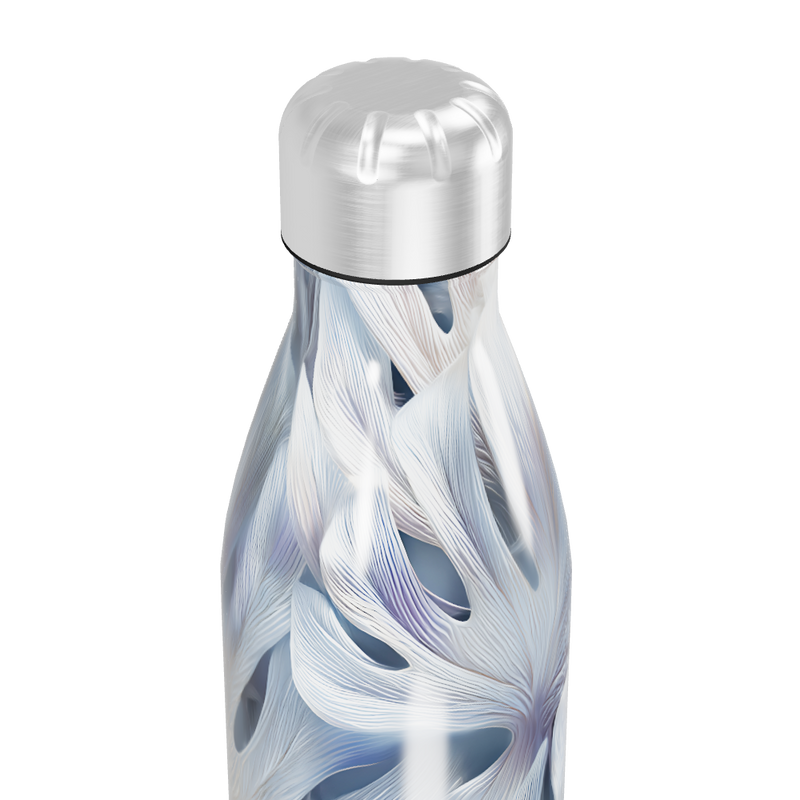 Garrafa Inox - Estampa Folhas Coloridas