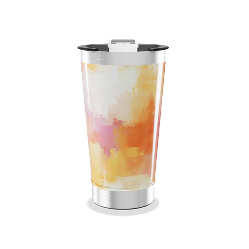 Copo Térmico - Estampa Abstrata Colorida