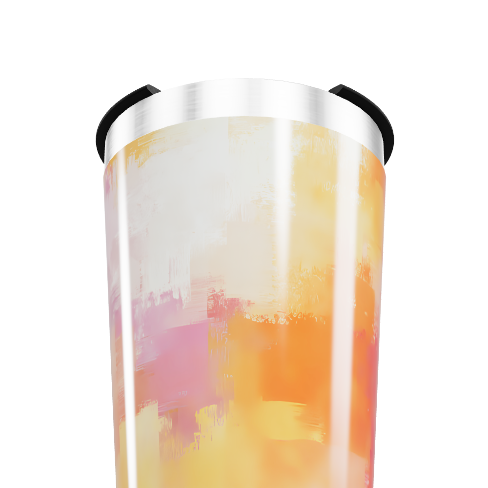 Copo Térmico - Estampa Abstrata Colorida