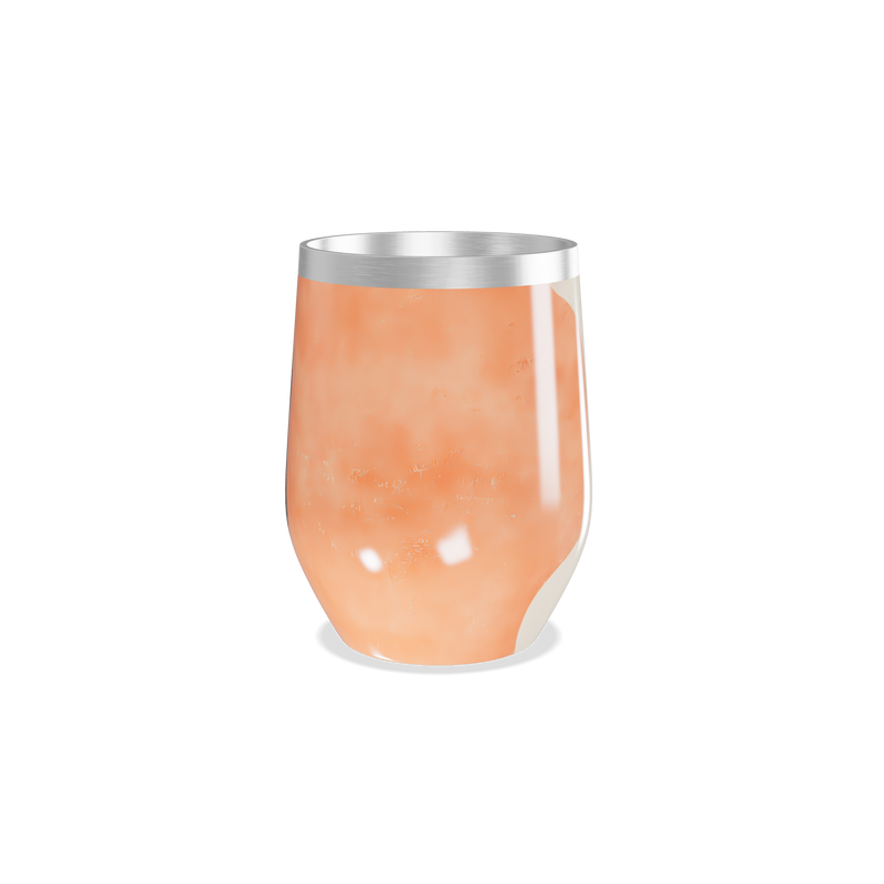 Copo Térmico Slim - Marmorizado Preto e Laranja