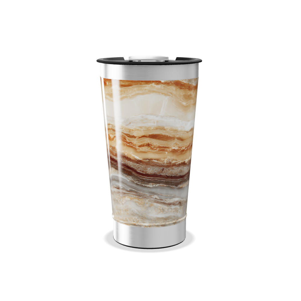 Copo Térmico - Marmorizado Marrom