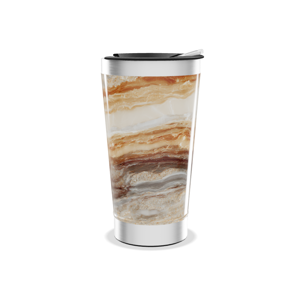 Copo Térmico - Marmorizado Marrom