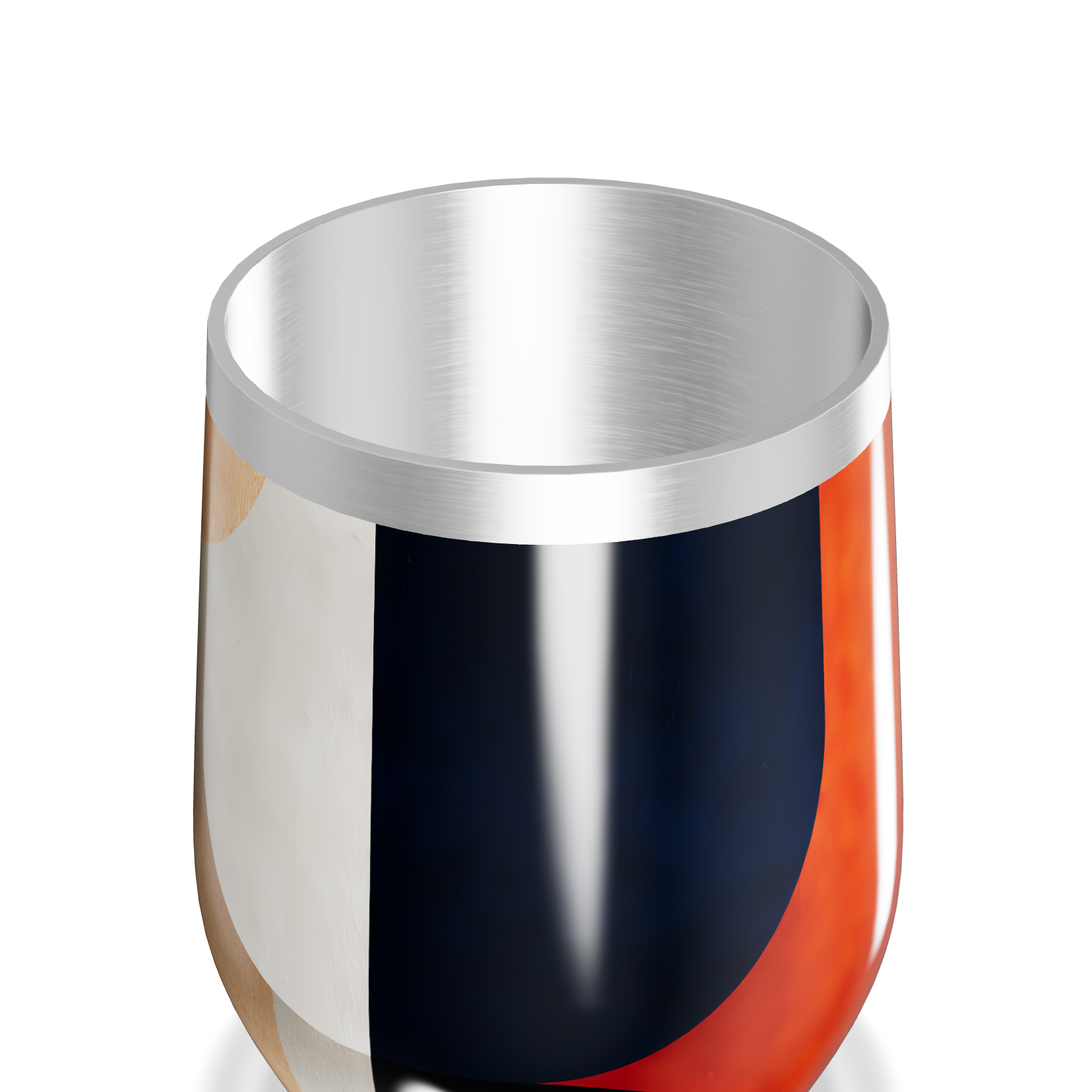 Copo Térmico Slim - Design Colorido Inox