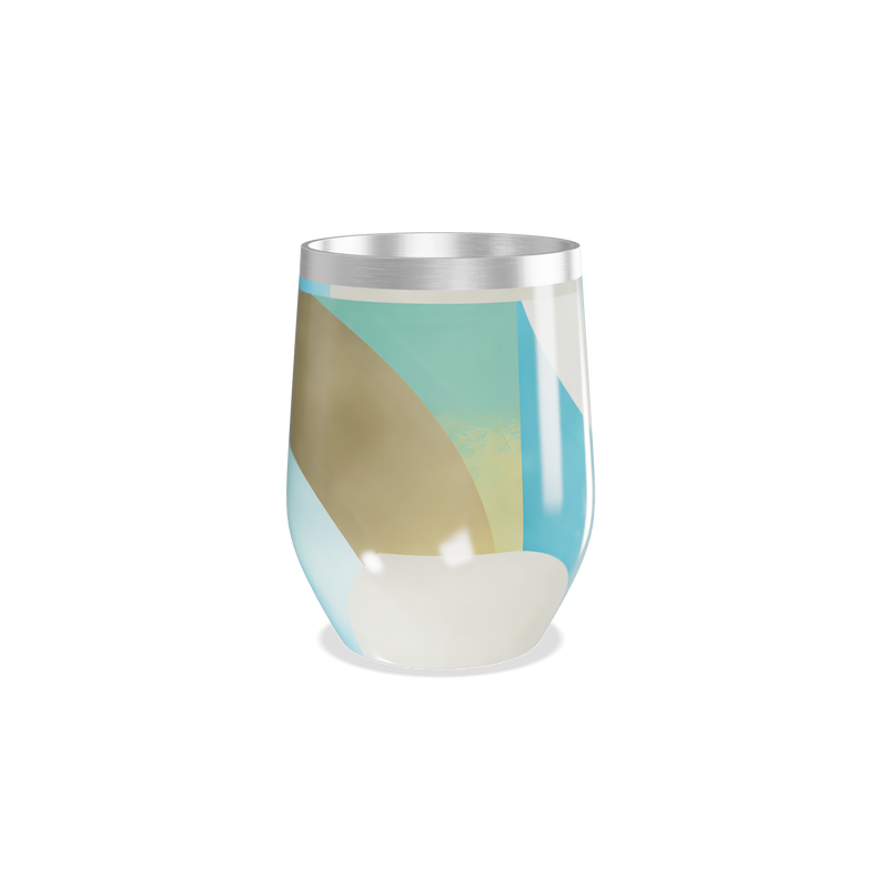 Copo Térmico Slim - Transparente Colorido Vidro