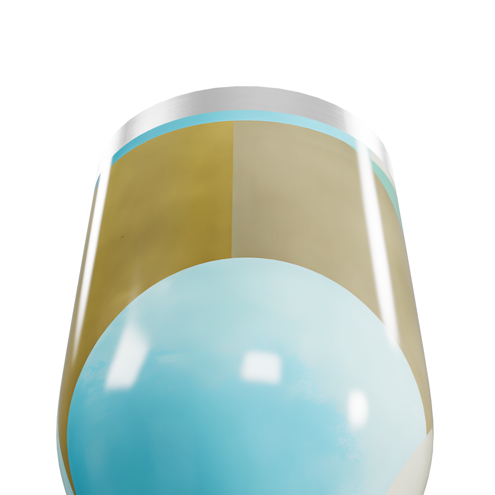 Copo Térmico Slim - Transparente Colorido Vidro