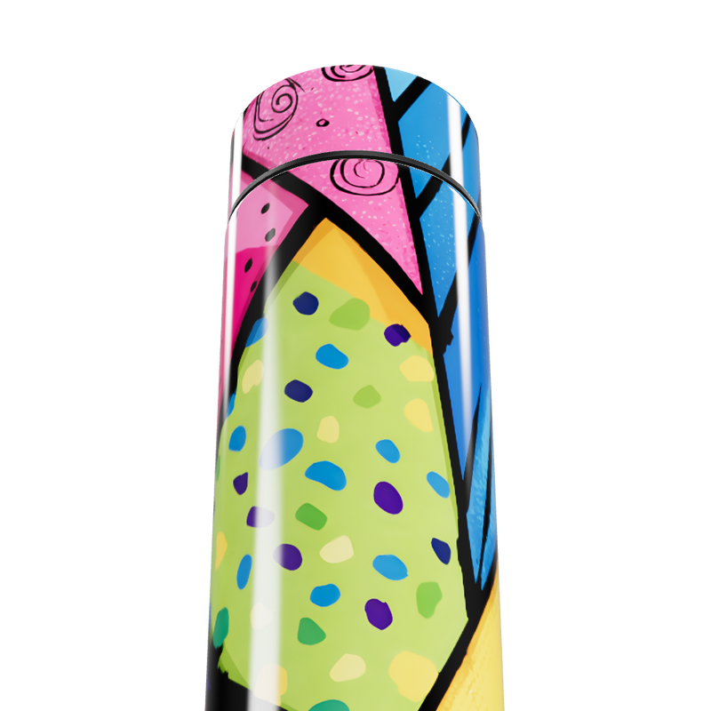 Garrafa Térmica Touch - Colorida Estampada Aço
