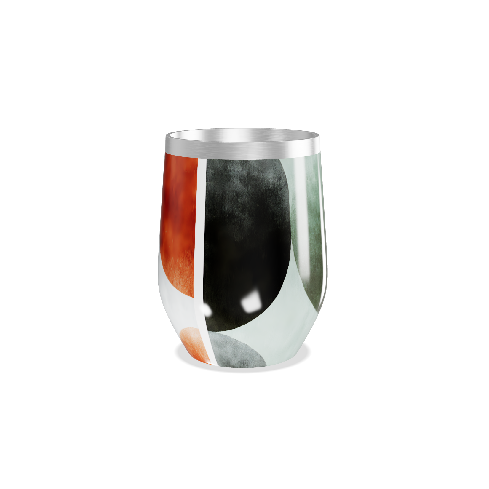 Copo Térmico Slim - Estampa Geométrica Colorida