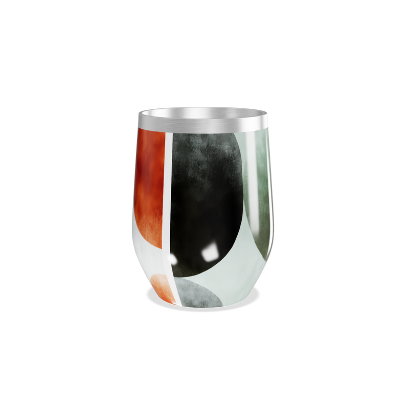 Copo Térmico Slim - Estampa Geométrica Colorida