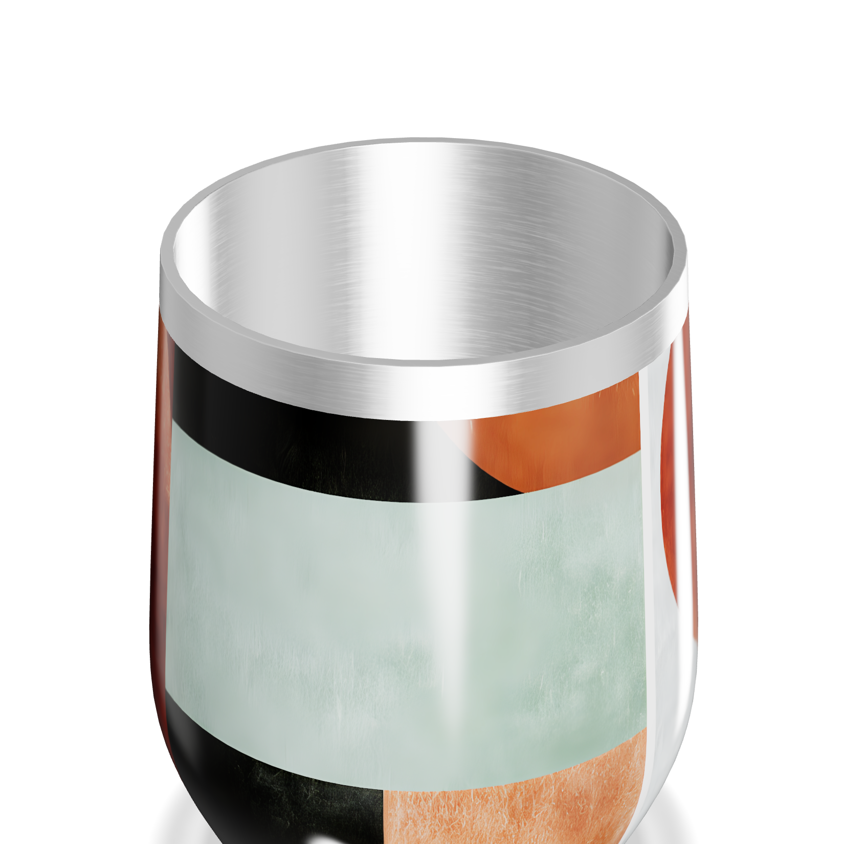 Copo Térmico Slim - Estampa Geométrica Colorida