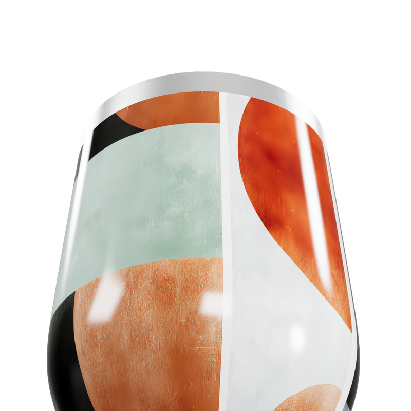 Copo Térmico Slim - Estampa Geométrica Colorida