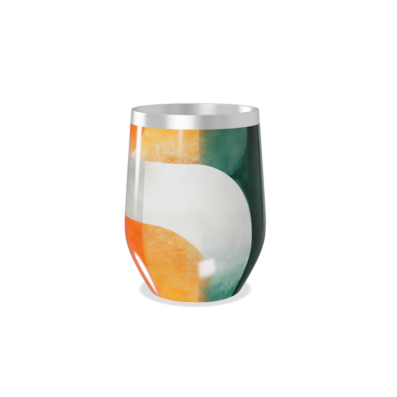 Copo Térmico Slim - Design Abstrato Colorido