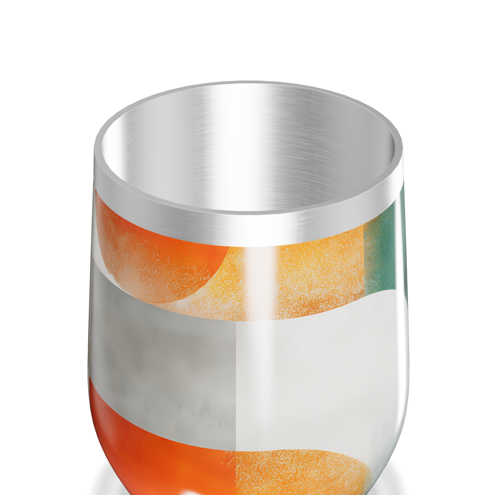 Copo Térmico Slim - Design Abstrato Colorido