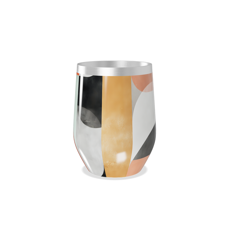 Copo Térmico Slim - Estampa Geométrica Colorida