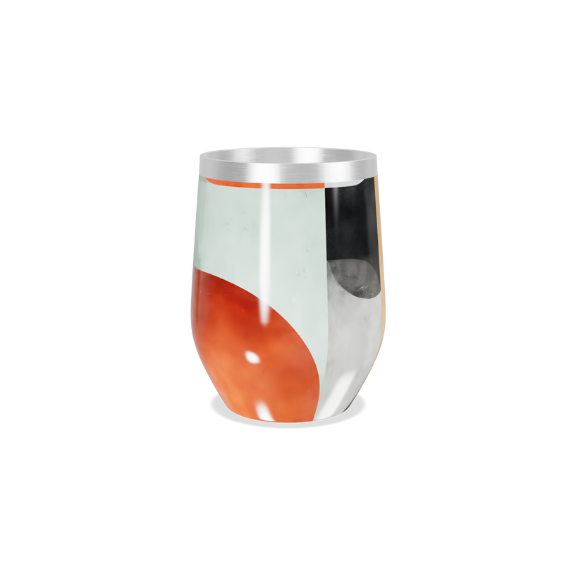 Copo Térmico Slim - Estampa Geométrica Colorida