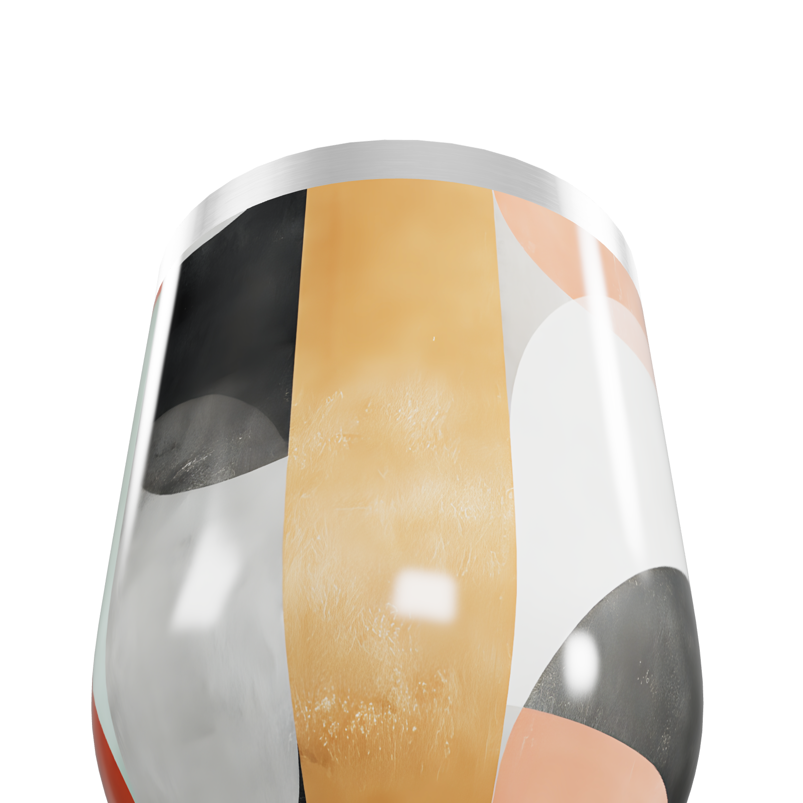 Copo Térmico Slim - Estampa Geométrica Colorida