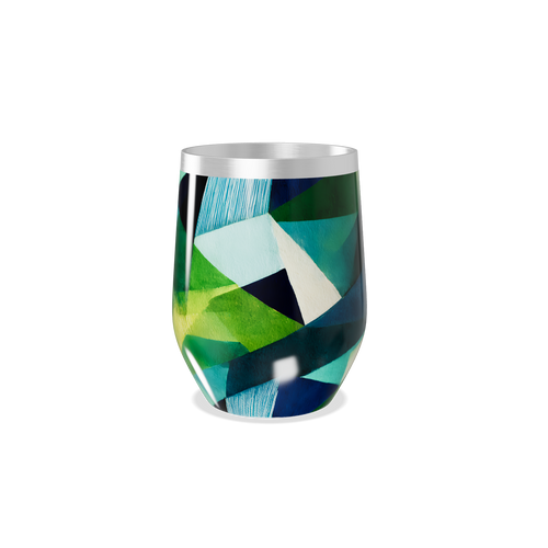 Copo Térmico Slim - Geométrico Colorido Inox