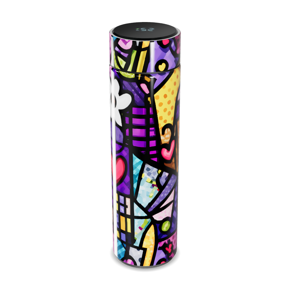 Garrafa Térmica Touch - Colorida Estampada