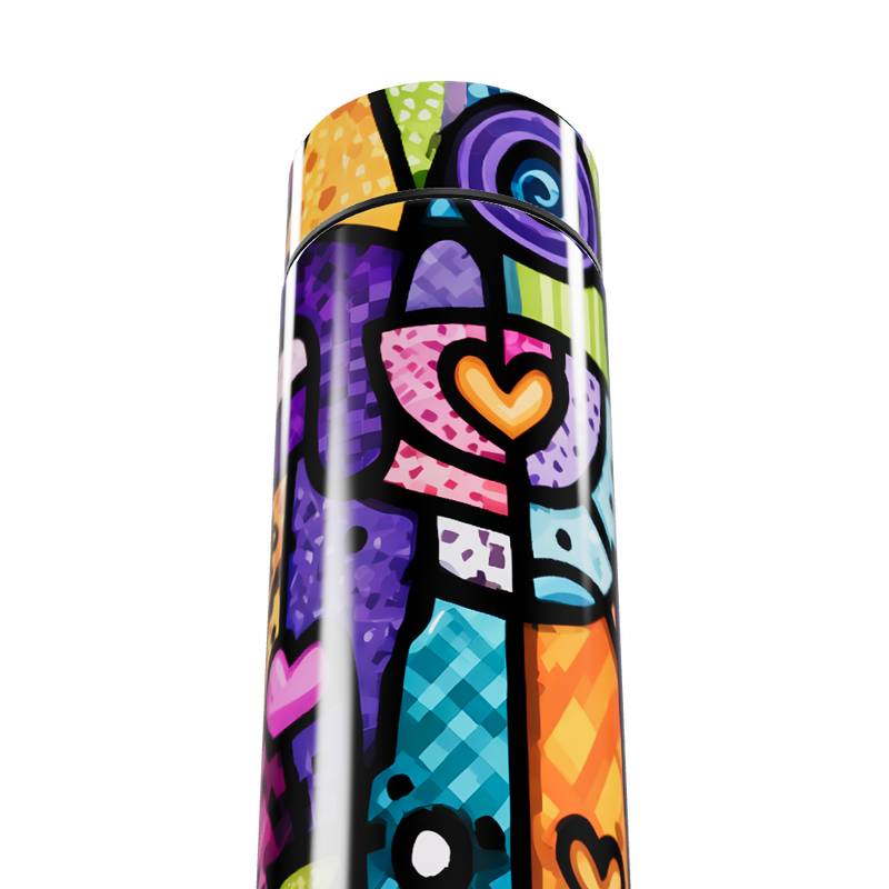 Garrafa Térmica Touch - Colorida Estampada