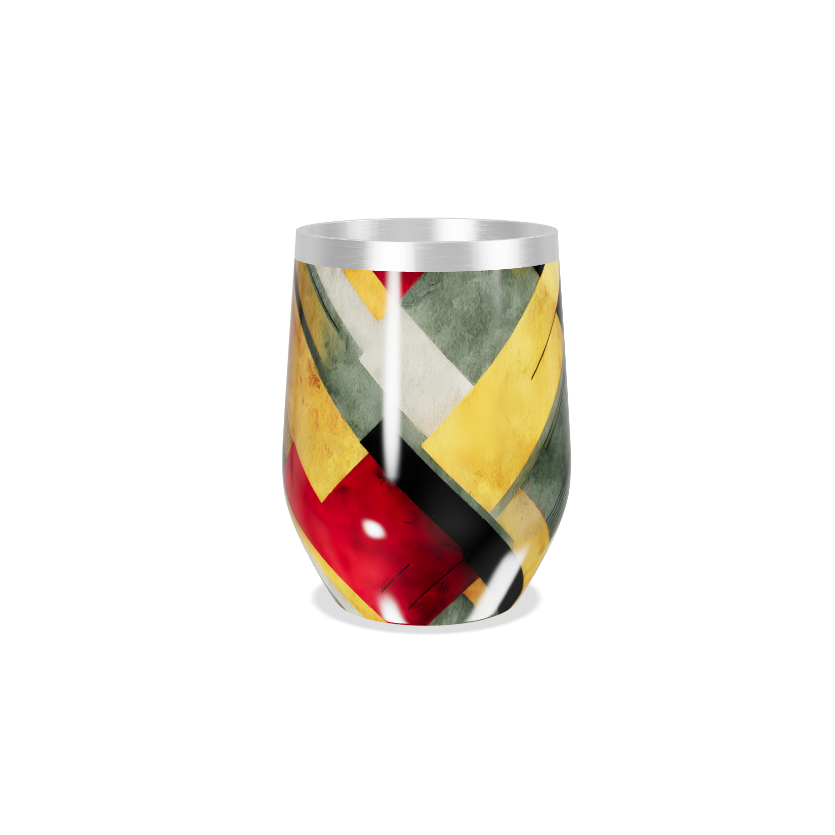 Copo Térmico Slim - Multicolorido Abstrato