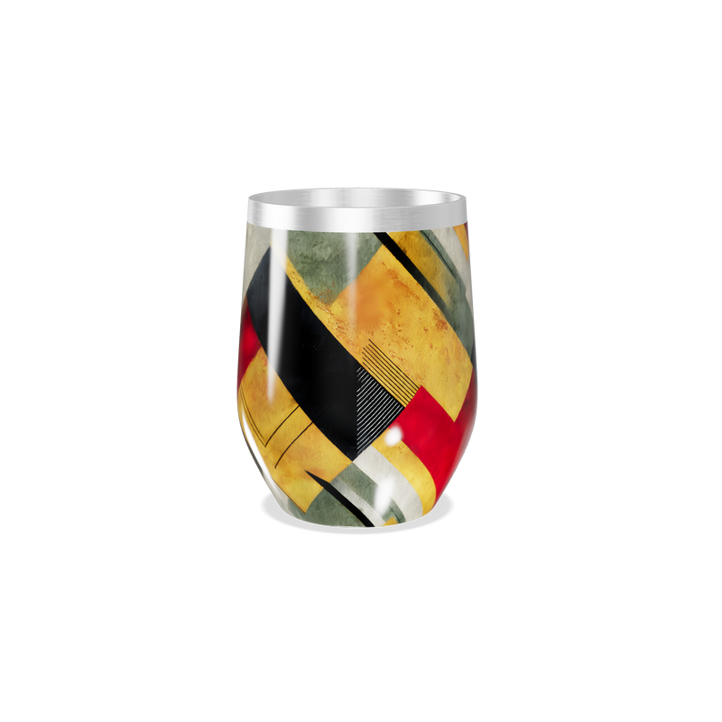 Copo Térmico Slim - Multicolorido Abstrato