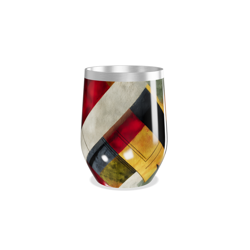 Copo Térmico Slim - Multicolorido Abstrato