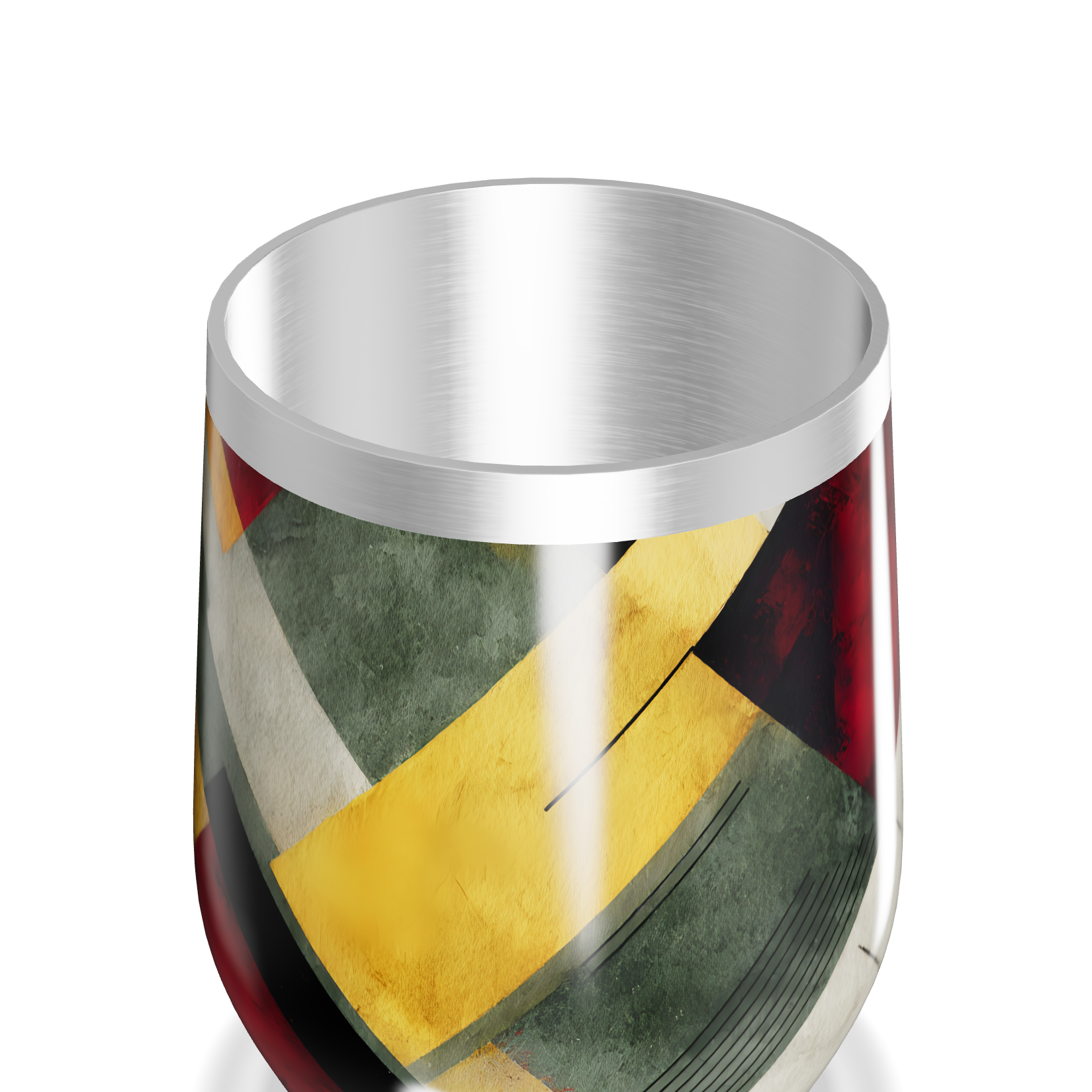 Copo Térmico Slim - Multicolorido Abstrato