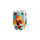 Copo Térmico Slim - Colorido Geométrico Inox