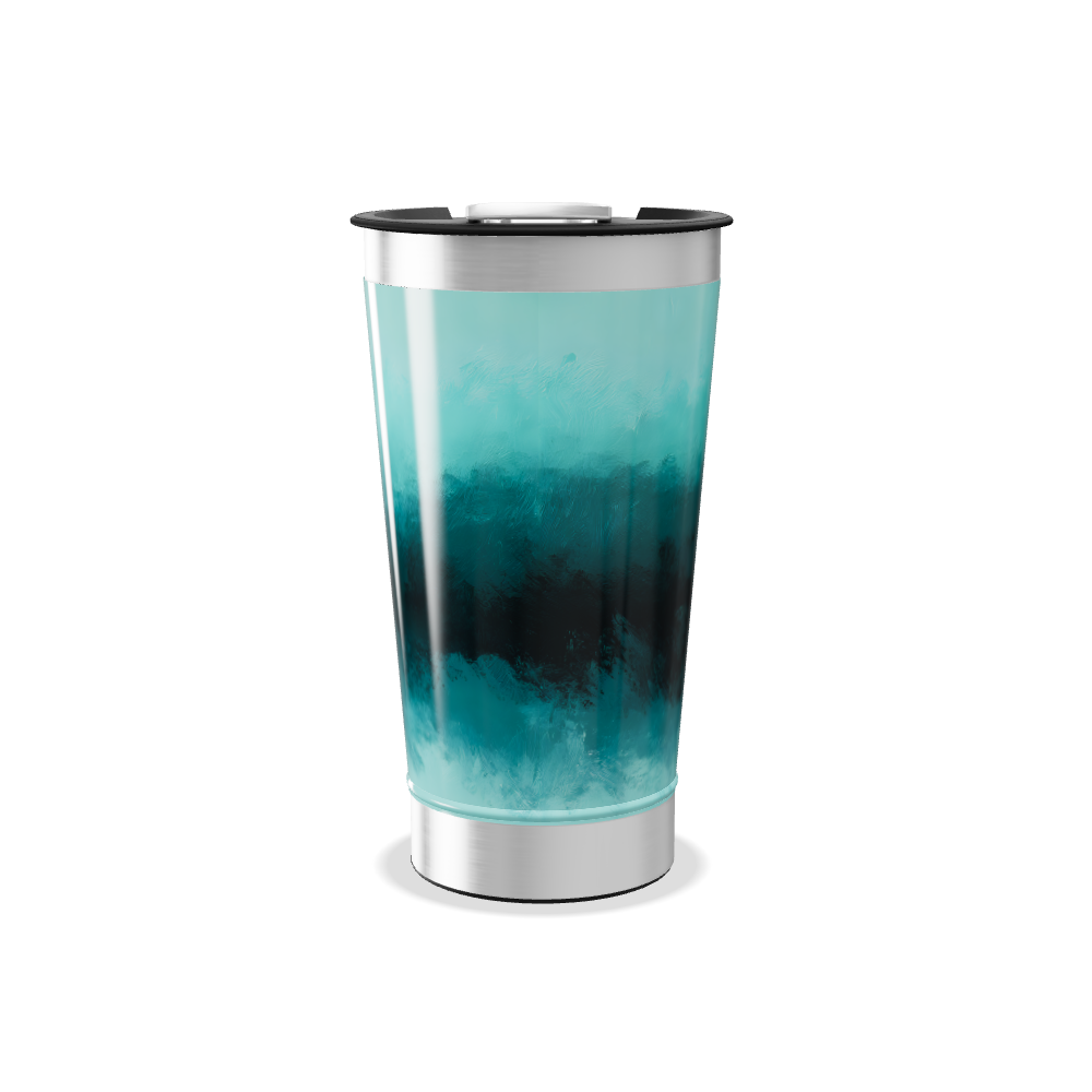 Copo Térmico - Azul Degradê Inox