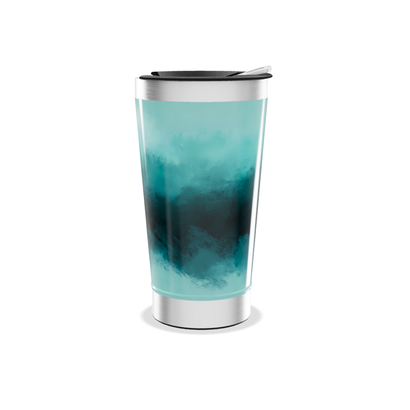 Copo Térmico - Azul Degradê Inox