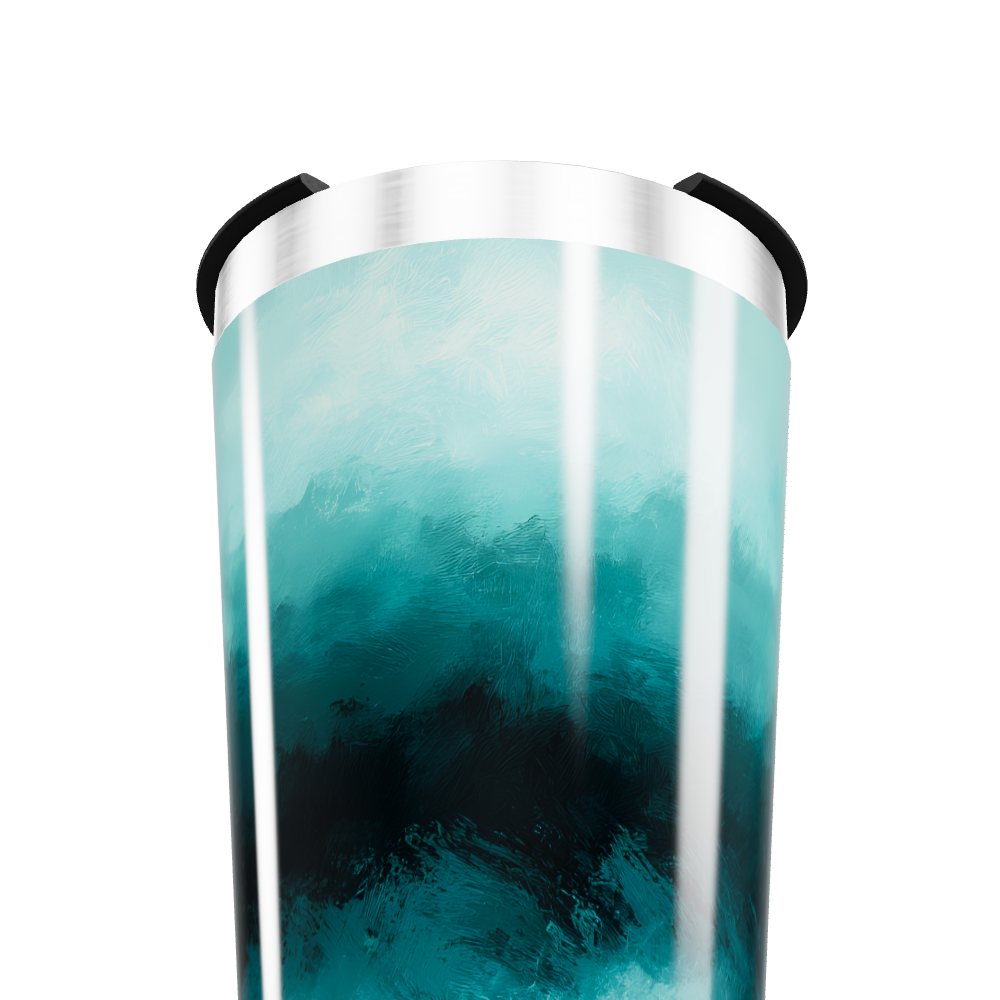 Copo Térmico - Azul Degradê Inox