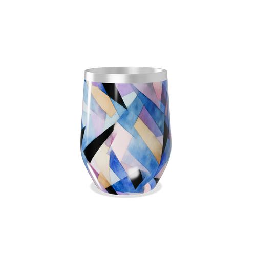 Copo Térmico Slim - Colorido Geométrico Inox