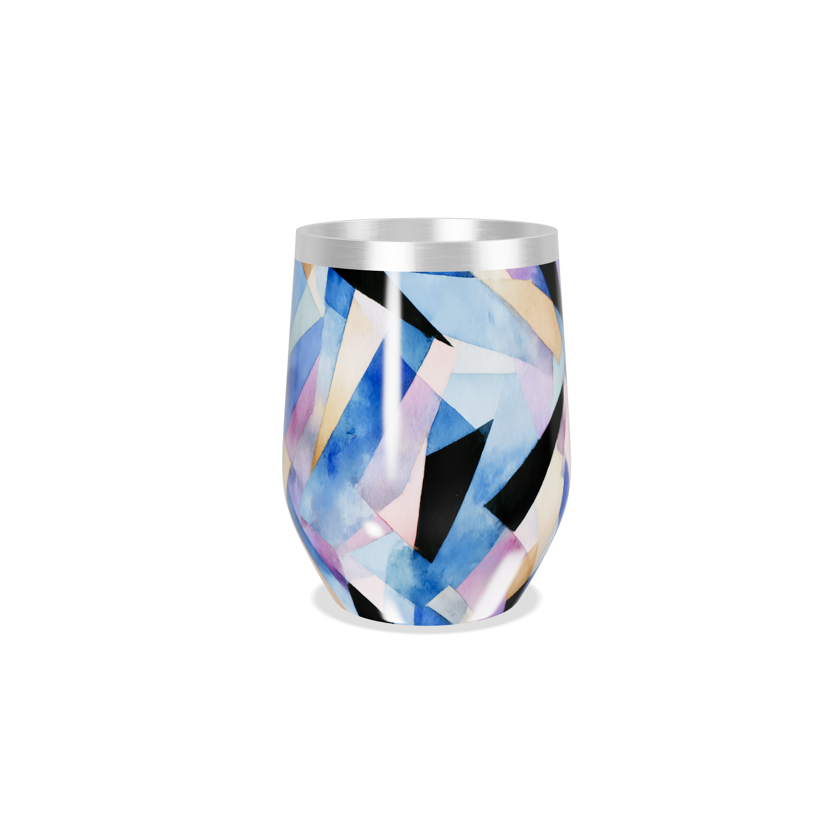 Copo Térmico Slim - Colorido Geométrico Inox