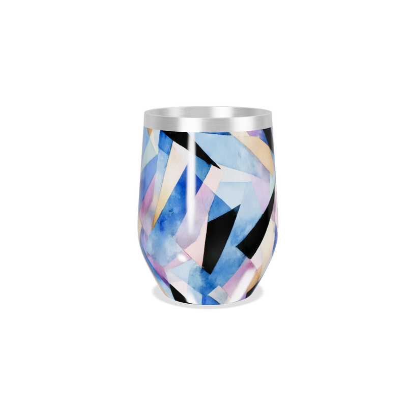 Copo Térmico Slim - Colorido Geométrico Inox