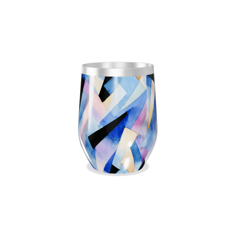 Copo Térmico Slim - Colorido Geométrico Inox